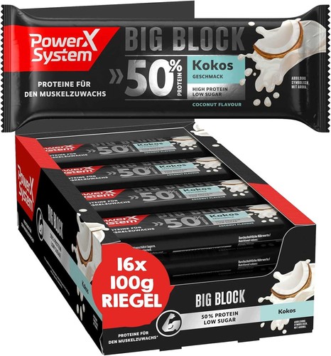 Protein riegel big block - big, kokos